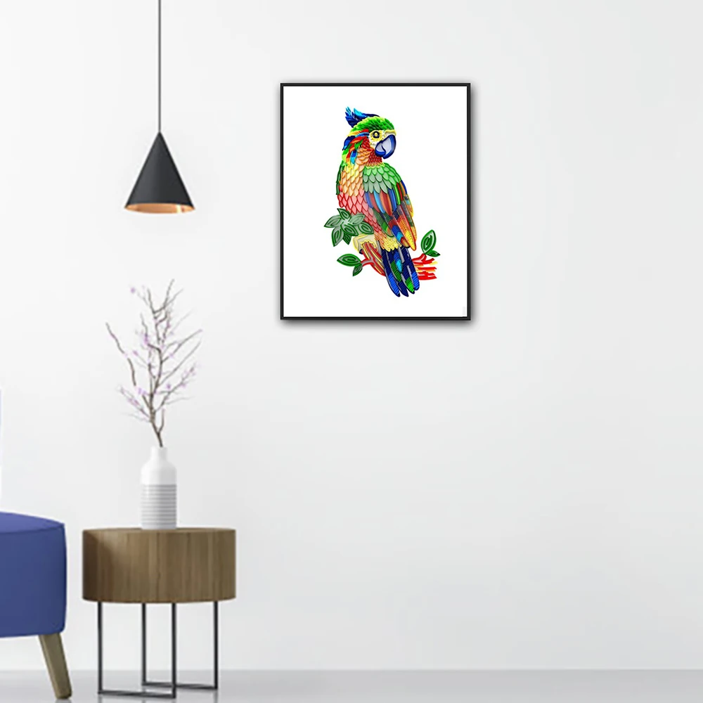 DIY 3D картины из филигранной бумаги искусственные для украшения стен подарки