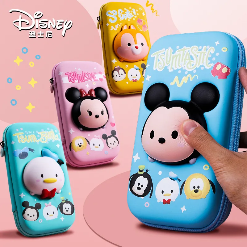 Case High-capacity Mickey Mouse Donald Duck School Pencils Bag Cartoon Stationery Box Stationery Kids Gift