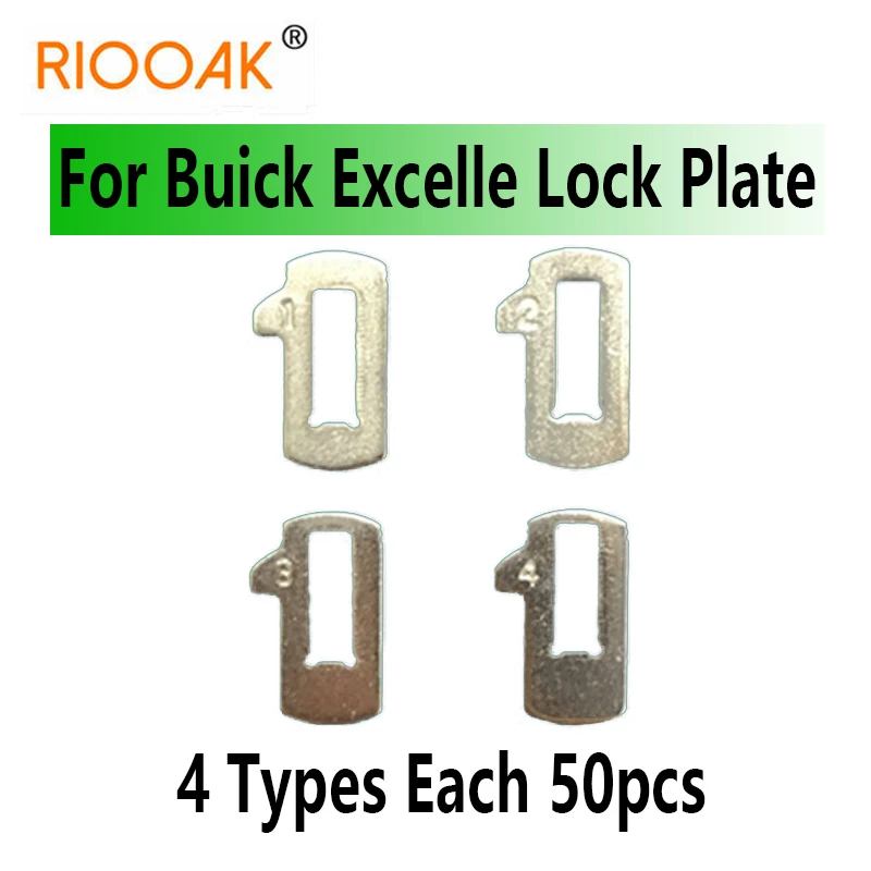 

200pcs/lot Car Lock Reed Locking Plate For Buick Excelle (4 Types Each 50pcs) Auto Repair Accessaries Locksmith Supplies