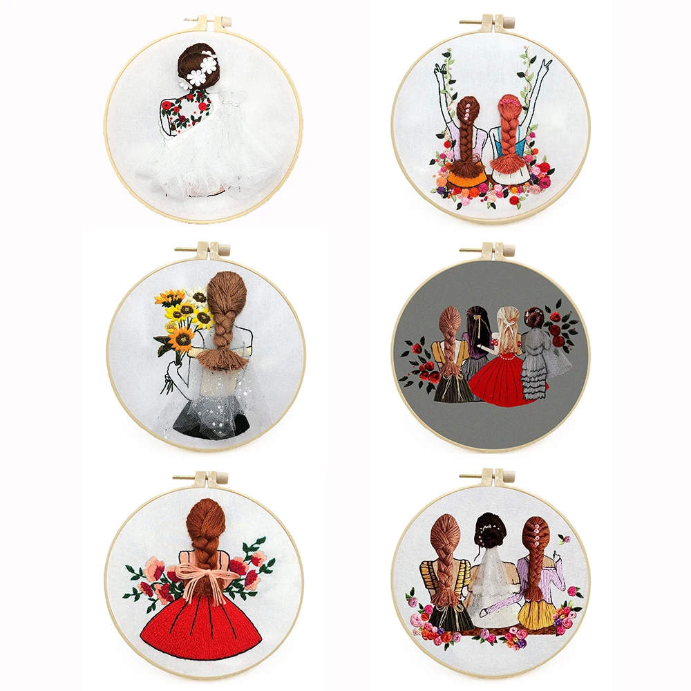 

Embroidery Cloth Crafts for Adults Women DIY Embroidery Kit Needlepoint Kits for Adults Cross Stitch Kits Beginner