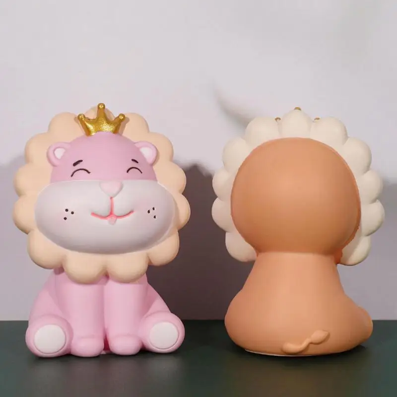 

Lion Piggy Bank Lion Piggy Bank With Rotating Card Slot Cute Coin Bank Saving Money Bank For Christmas Birthday Gifts For Kids