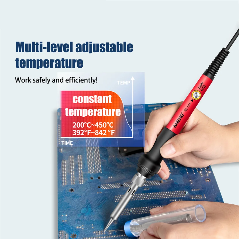 

16/25pcs Soldering Iron Adjustable Temperature Multi-function Multimeter Electric Welding Solder Tools Electric Tester