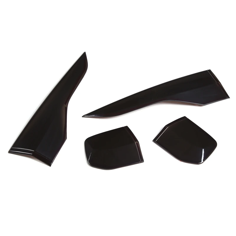

Car Rear Lamp Shade Cover Trim Auto Accessories Black ABS For Subaru Outback 2021-2023