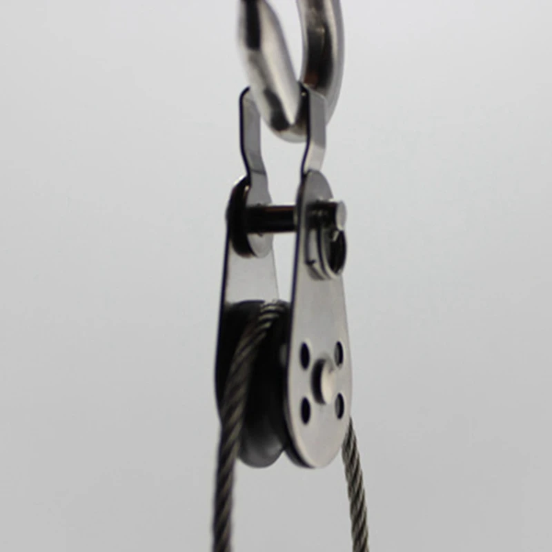 5 шт. шкив из нержавеющей стали серебряный для яхты парусный 316 каяка каноэ лодки