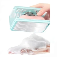 2 in 1 multifunctional foaming soap box draining holder rack soap dish plate bathroom cleaning storage container case travel