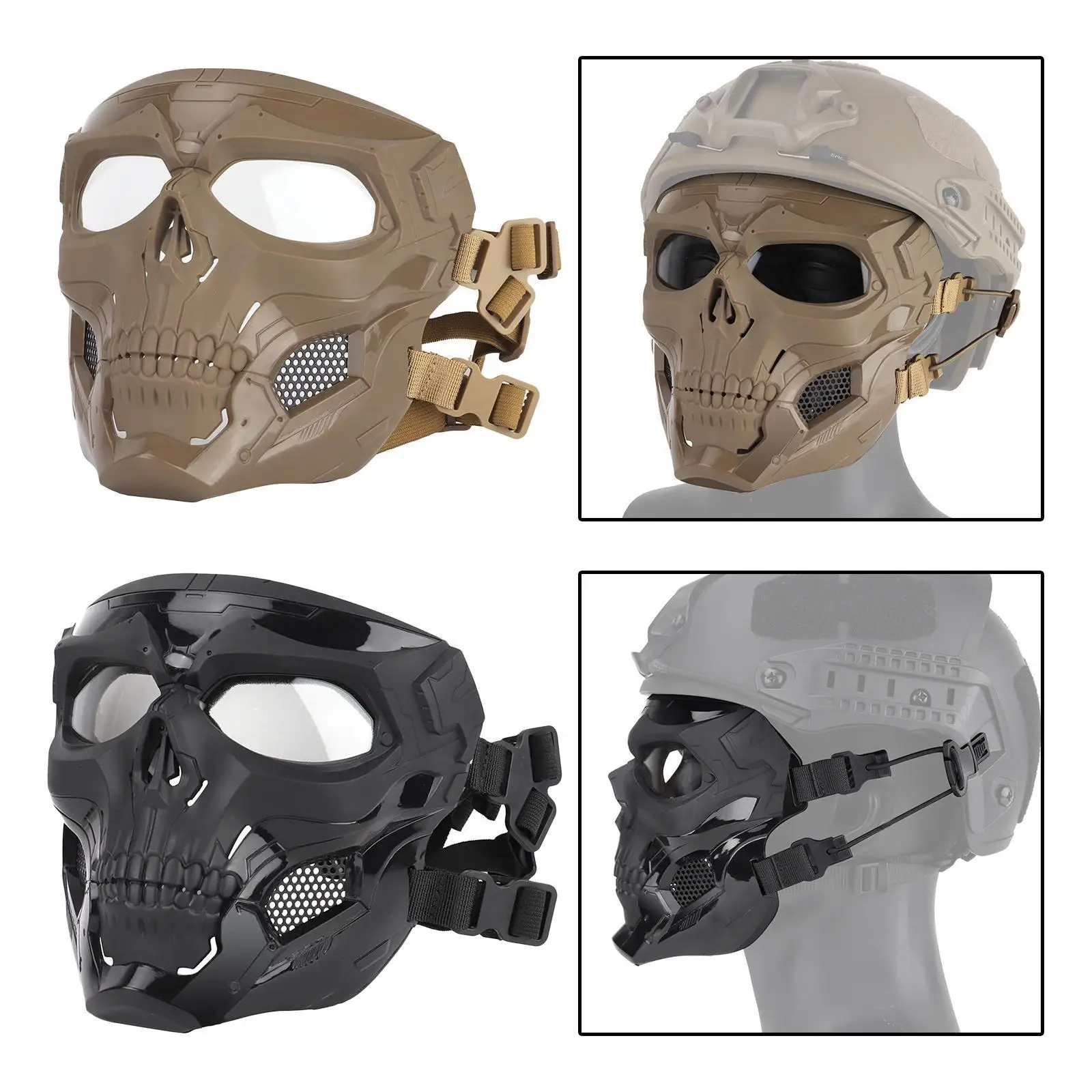 

Skull Eye for Cosplay War Game Costume Party Outdoor Activity