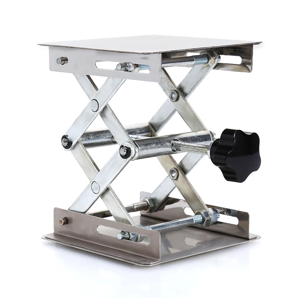 

100X100mm Lab-Lift Lifting Platforms Stand Rack Scissor Stainless steel 1