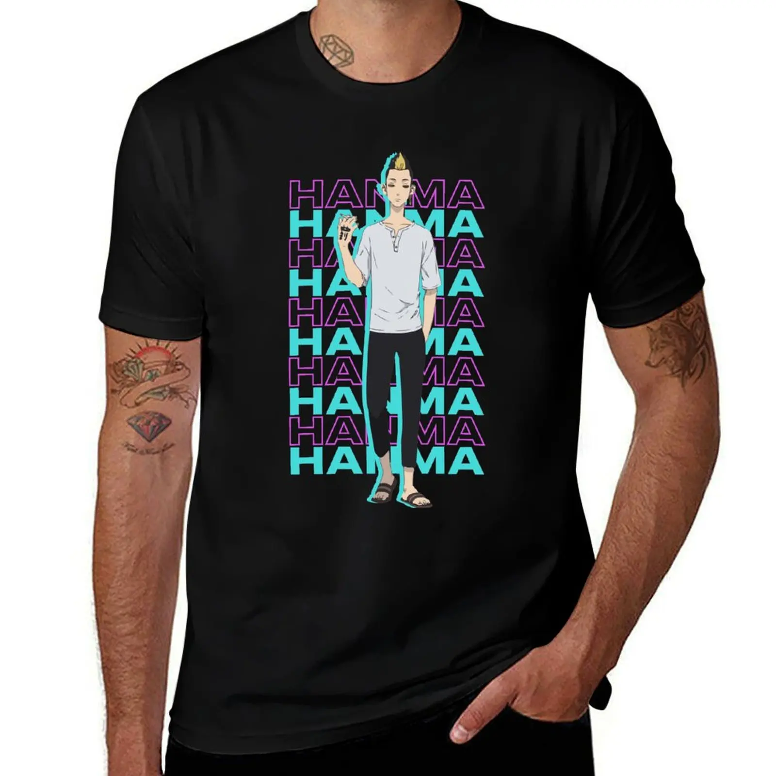 Фото Футболка Hanma Shuji из прочной ткани для работы №1