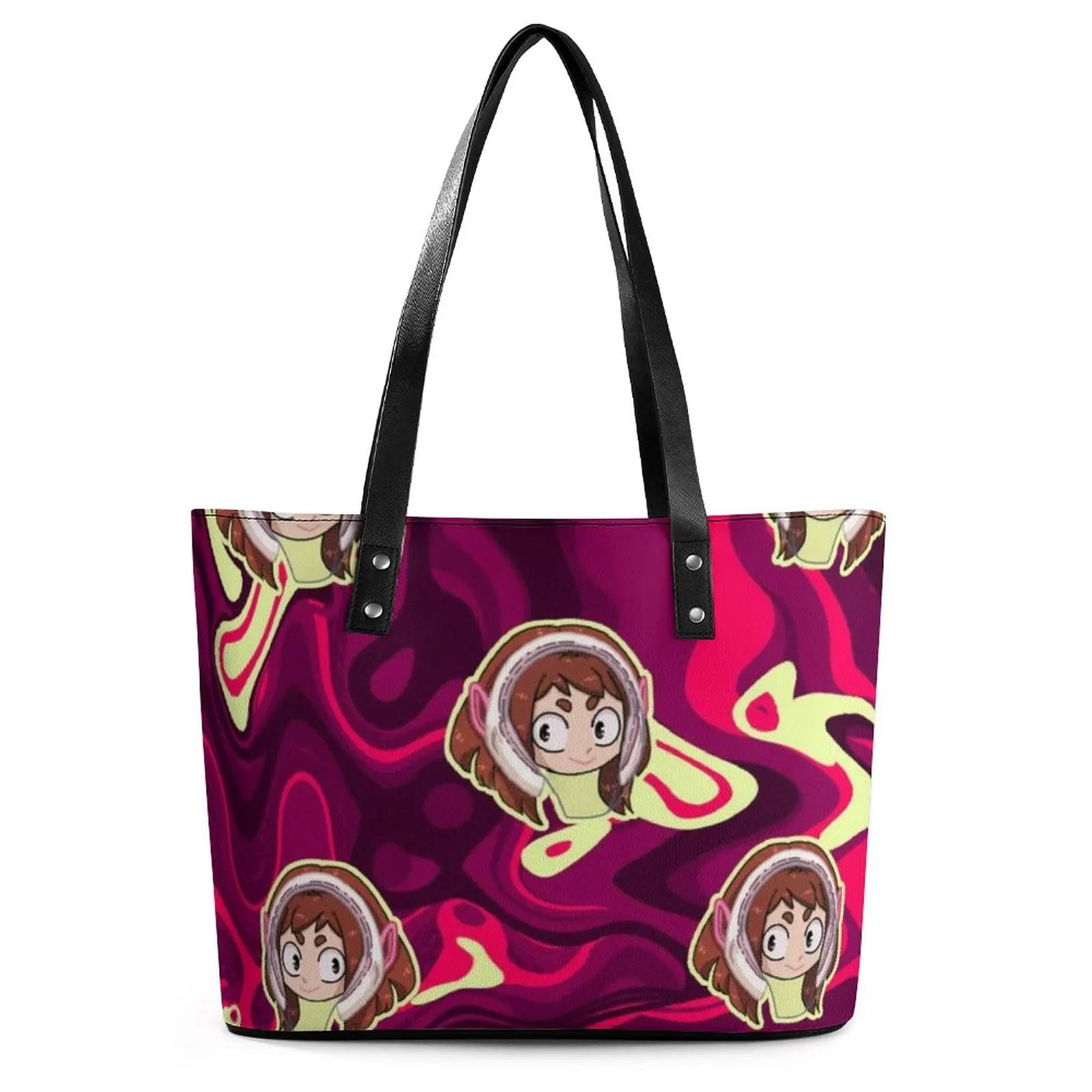 

Chibi Ochaco Uraraka сумки моя геройская Академия уличная одежда сумка на плечо сумка-тоут для колледжа студенческие сумки для покупок с верхней руч...