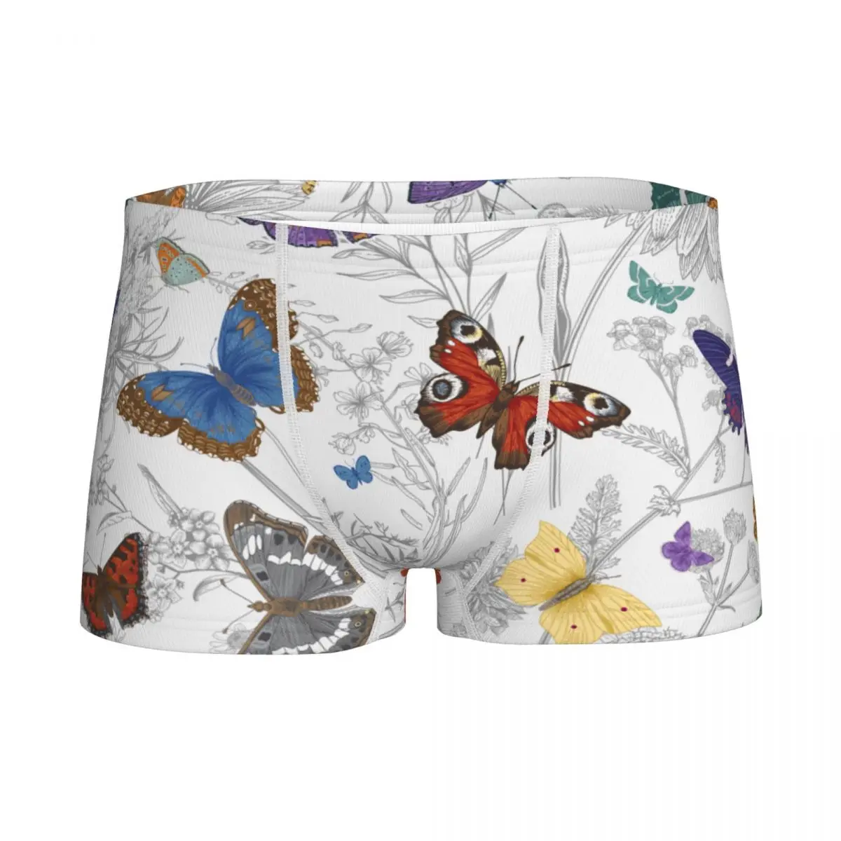 

Butterflies And Wild Flowers Boys Cotton Underwear Children Kids Baby Shorts Panties Soft Boxer Shorts Male Breathable Panties