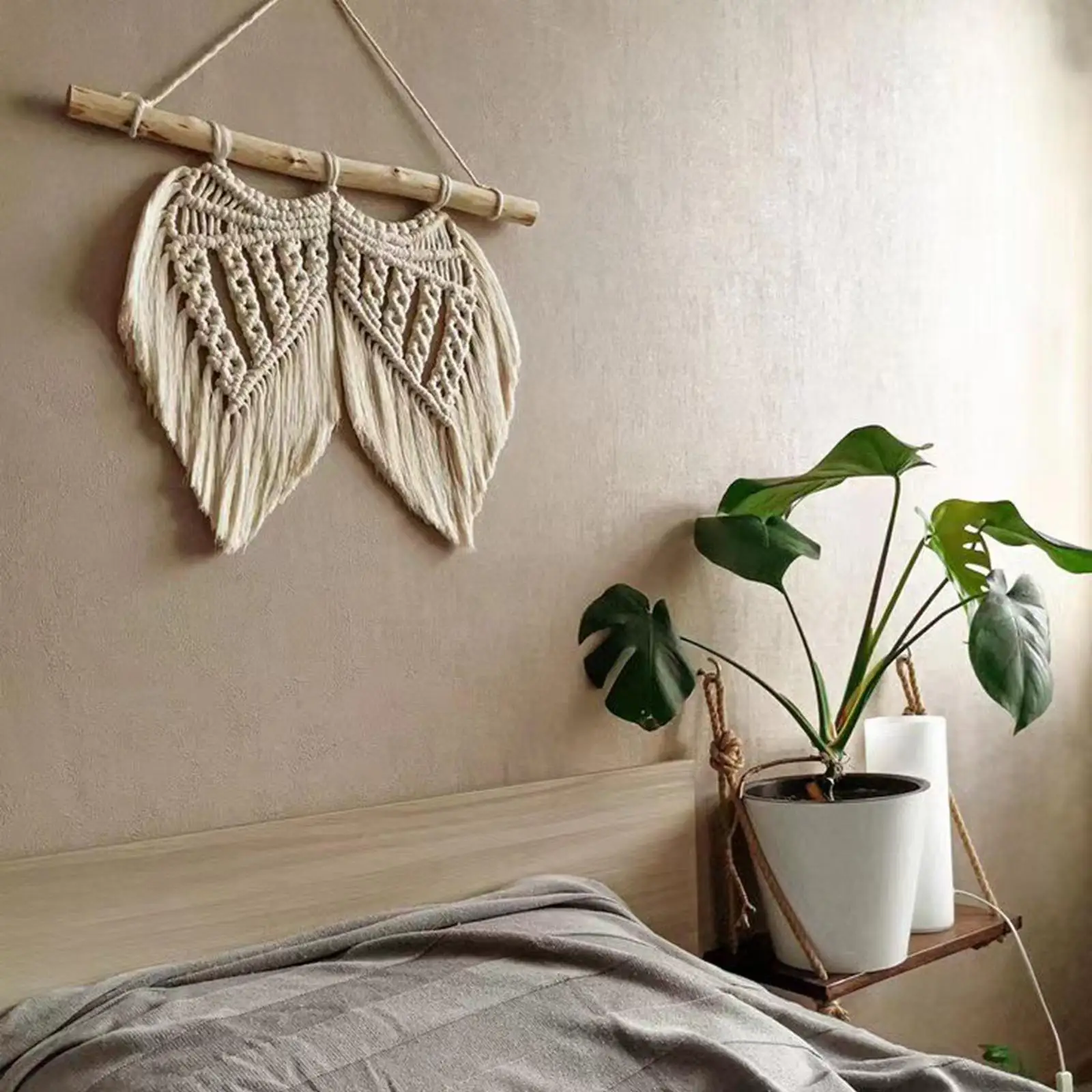 

Bohemian Macrame Wall Hanging Tapestry Dream Catcher Handmade Home Decor