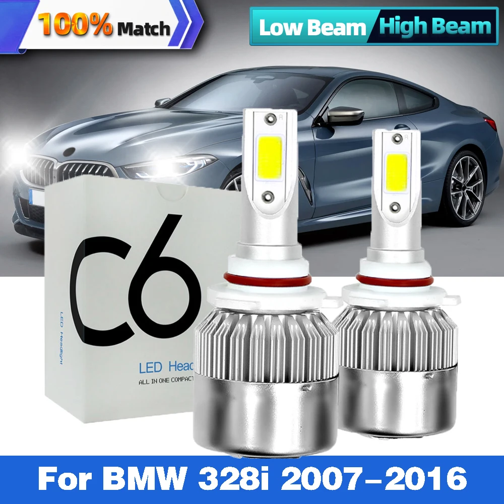 

90W 12000LM CSP 6000K H7 LED Canbus Led Car Headlight Super Bright Auto Headlamp 12V 24V Turbo Lamp For BMW 328i 2007-2016