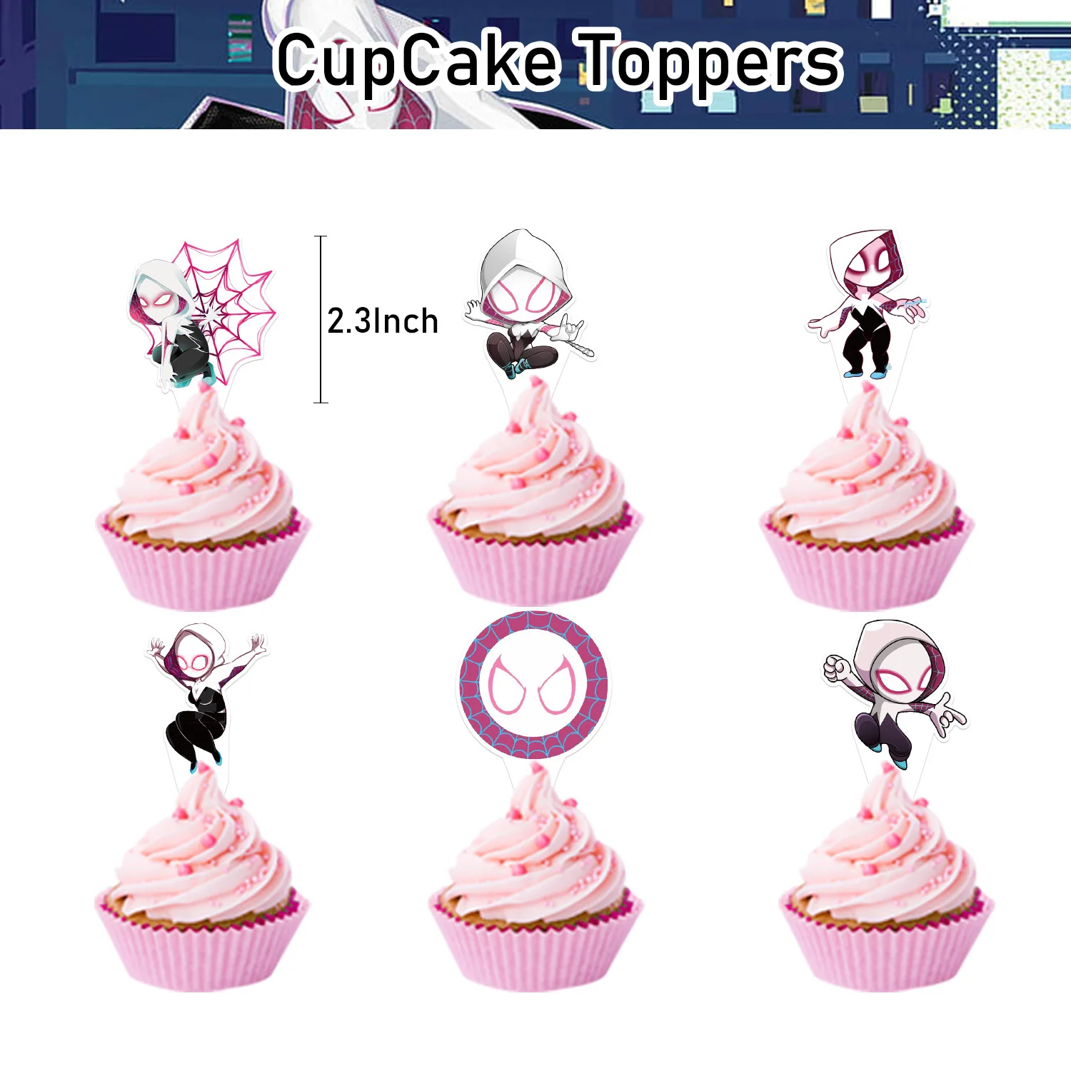 

Декорации для дня рождения Человек-паук Gwen Bandai