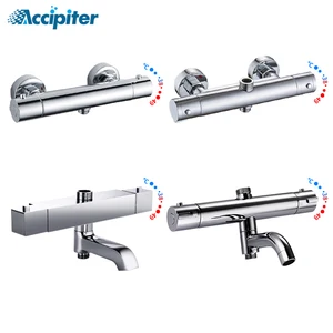 Смеситель для душалатунный, термостатный смеситель, Смеситель для ванны TSM-009