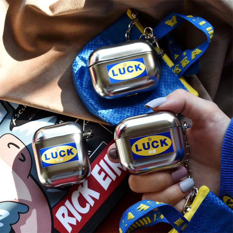 

Luck Spoof Little Blue Bag 2021 AirPods 3 Case Apple AirPods 2 Case Cover AirPods Pro Case IPhone Earphone Accessories