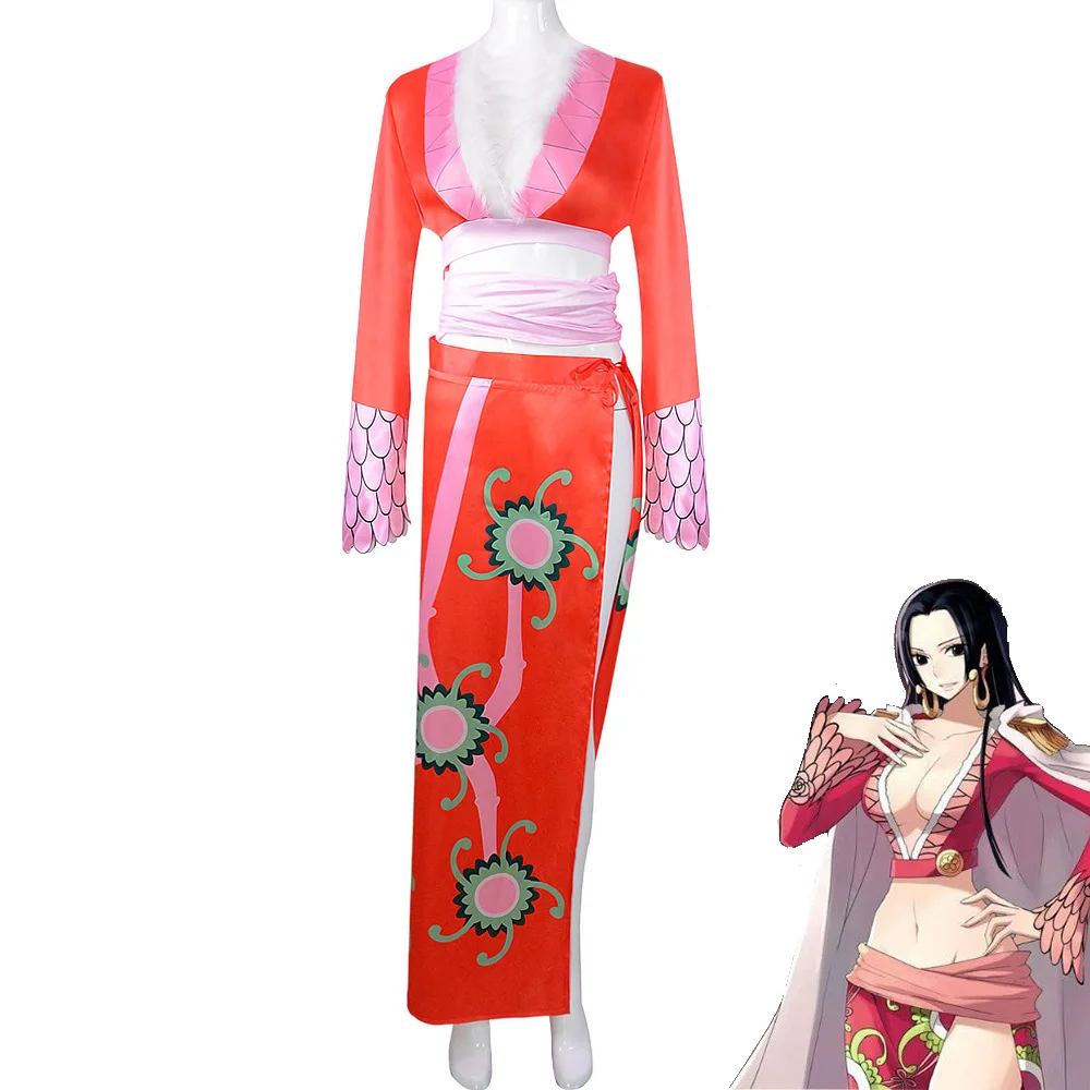 

Anime One Piece Cosplay Boa Hancock Women Costume
