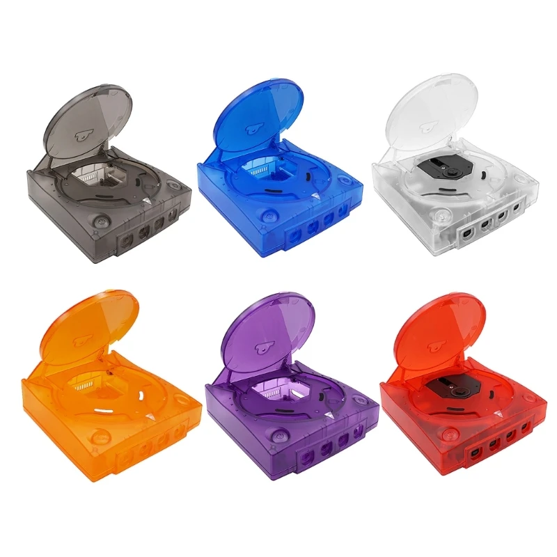 

Fit for Dreamcast Replacement Protective Translucent Housing Game Console Repair Cover Protector Box