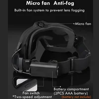 Очки для страйкбола с вентилятором#5