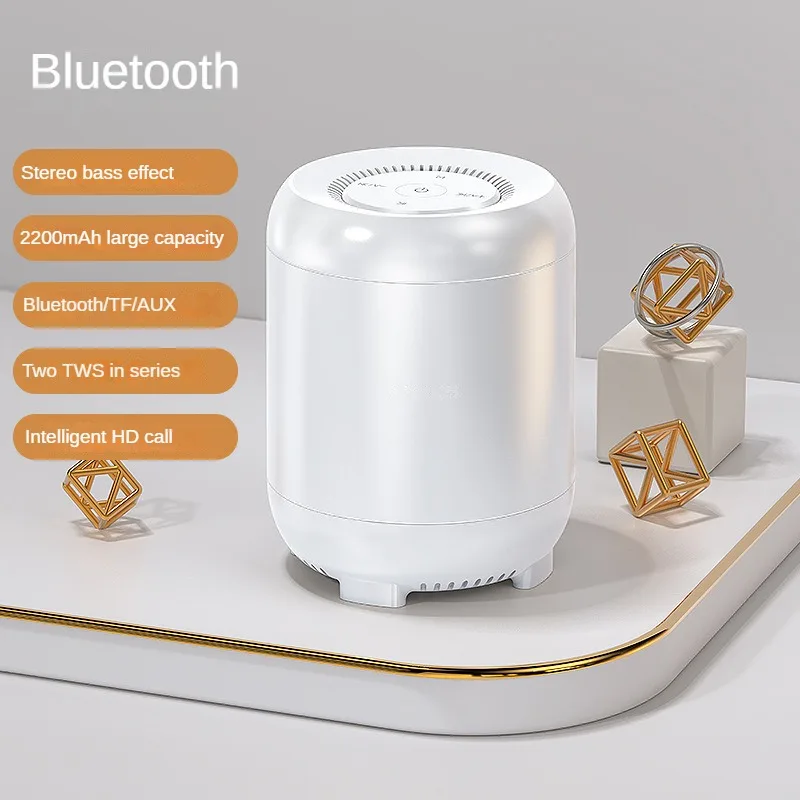 

Portable Wireless Speakers Bluetooth 5.0 TWS Outdoor USB Support TF Subwoofer
