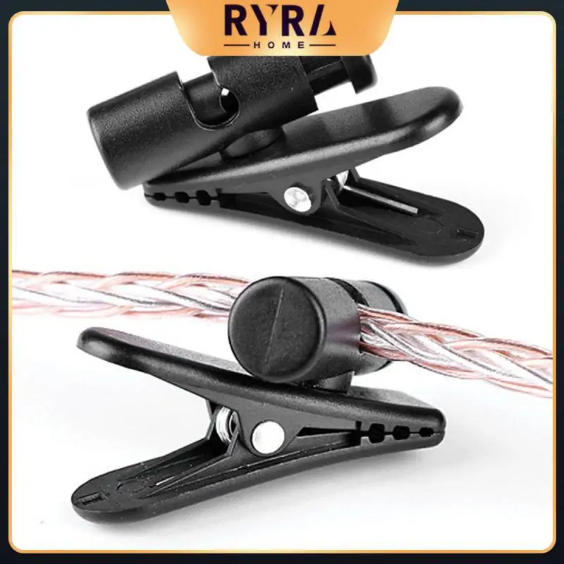 

Headphone Clip 360 Degree Rotatable Headphone Cable Cord Wire Collar Clip For Mobile Phone Walkie-talkie MP3 Headphones