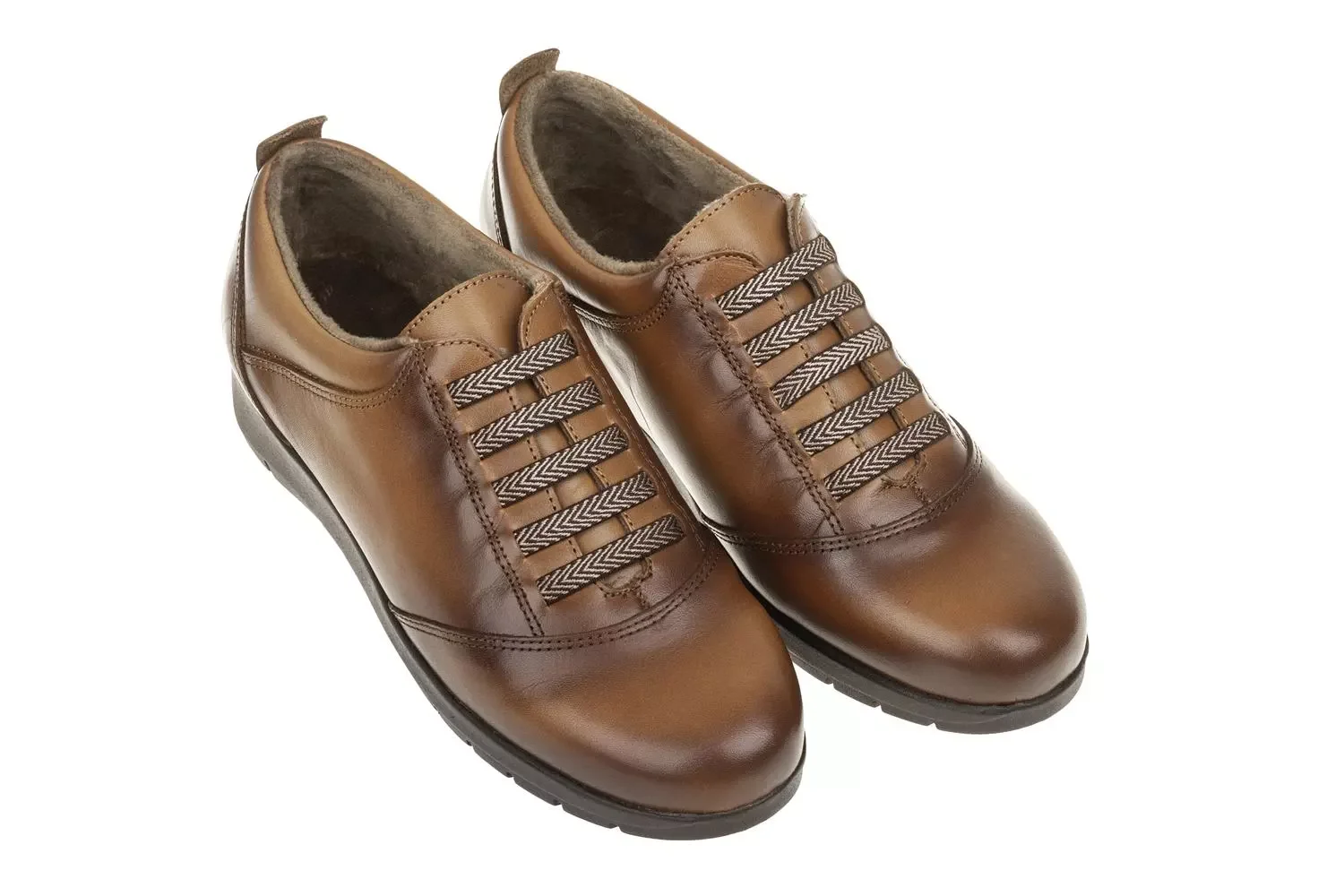 

NEW 2023 Comfortable women's shoes, brand shoes Bran's 13477 Brown, 3cm wedge shoes, very good quality, women's foot