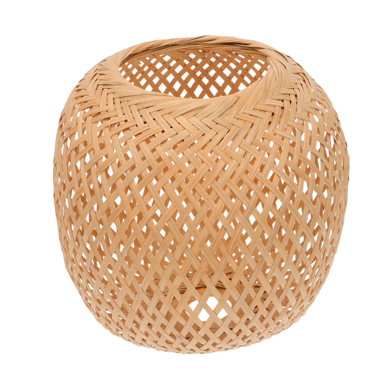

Bamboo Lampshade Vintage Ceiling Cover Dining Room Home Hanging Pendant White Decor