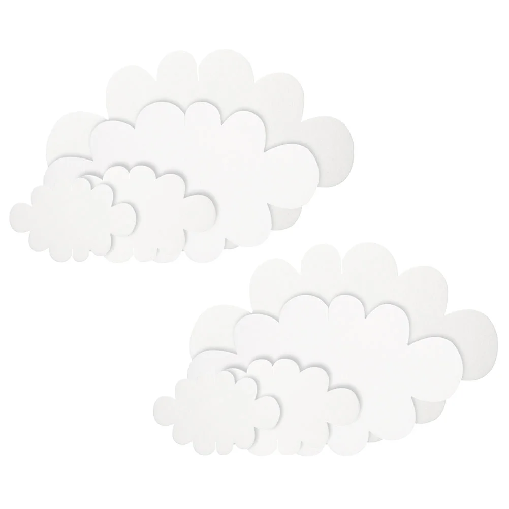 

Cloud Decoration DIY Hanging Party Supplies Decorative Gift Window Pendant Clouds Delicate Felt Crafts 3D Christmas Decorations