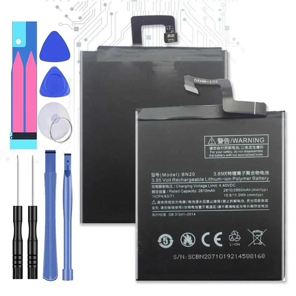 Аккумулятор BN20 2810 мАч для Xiaomi 5C M5C высококачественные сменные аккумуляторы
