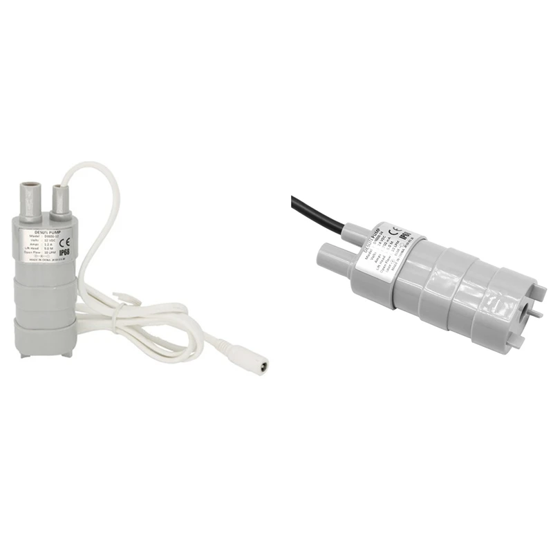 

High Head 5M High Voltage DC Submersible Pump 1000L/H Mini Motor Straight Groove Cutting Water Drill Pump