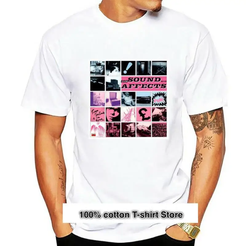 

Camiseta blanca para hombre The Jam Sound impacts New Wave 1980, talla S a XXXL