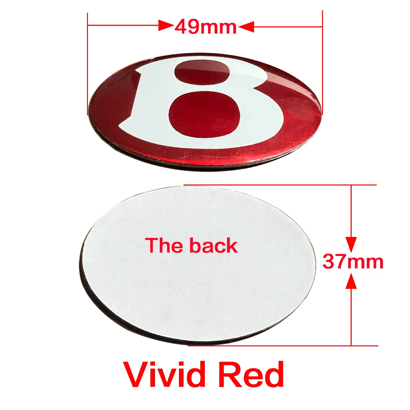 

Самоклеящаяся решетка радиатора для Continental GT Flying Spur GTC, красный значок, крышка заднего люка 3 Вт 0853630 K Цилиндр PR DH4 DH8