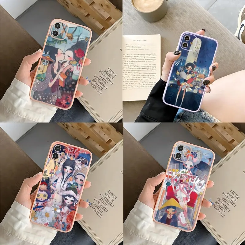 

Чехол для телефона Aya Takano для IPhone 14, 13 Pro Max, 12 Mini, 11 SE, 7, 8 Plus, XS, X, XR, матовый защитный чехол