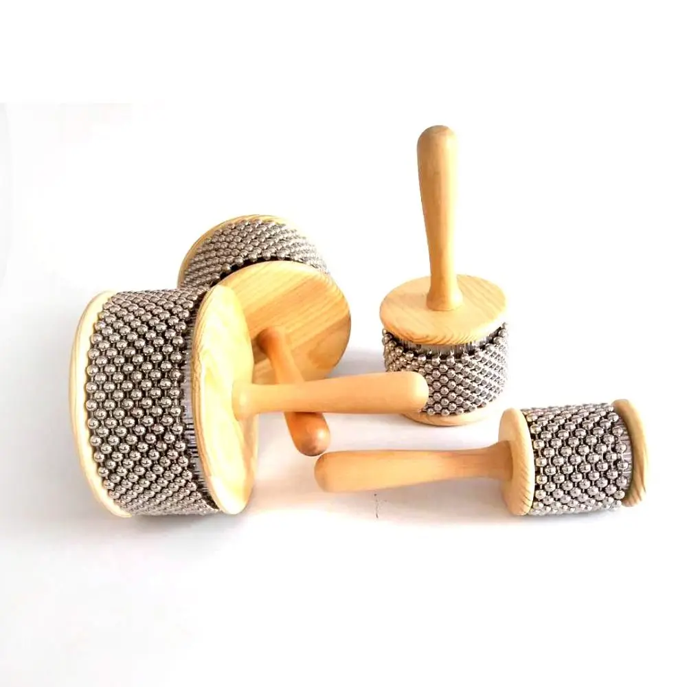 Бусины из нержавеющей стали деревянные Cabasa музыкальное образование деревянная