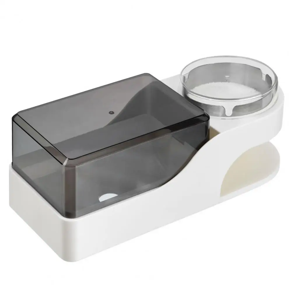 

Wall-mounted Paper Holder with Ashtray ABS Toilet Roll Tissue Box Household Supplies Paper Holders Bathroom Hardware