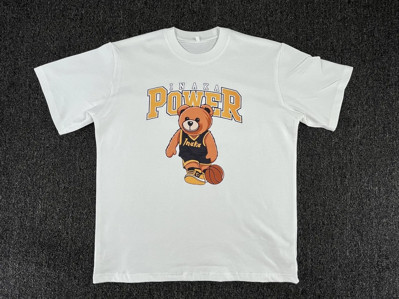 Season 14 Zhcth Store Inaka Power Shirt Men Women Daily Inaka Shirt Bear Design Digital Inkjet Printing US Size Oversize TEE