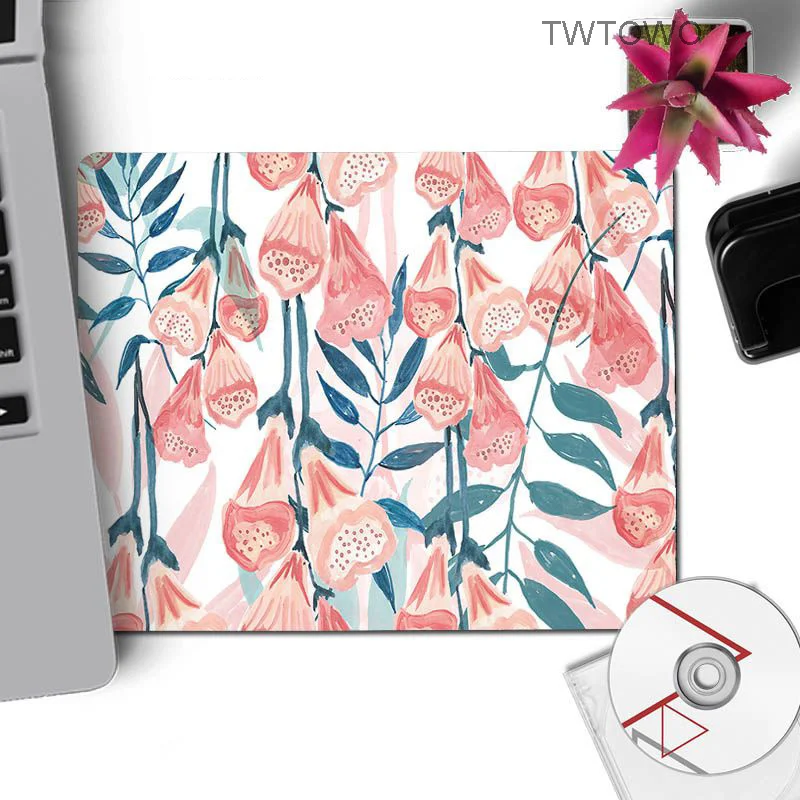 

MousePad New Computer MousePads kawaii Natural Rubber lovely Anime Gamer Plant Flower Carpet Home keyboard pad