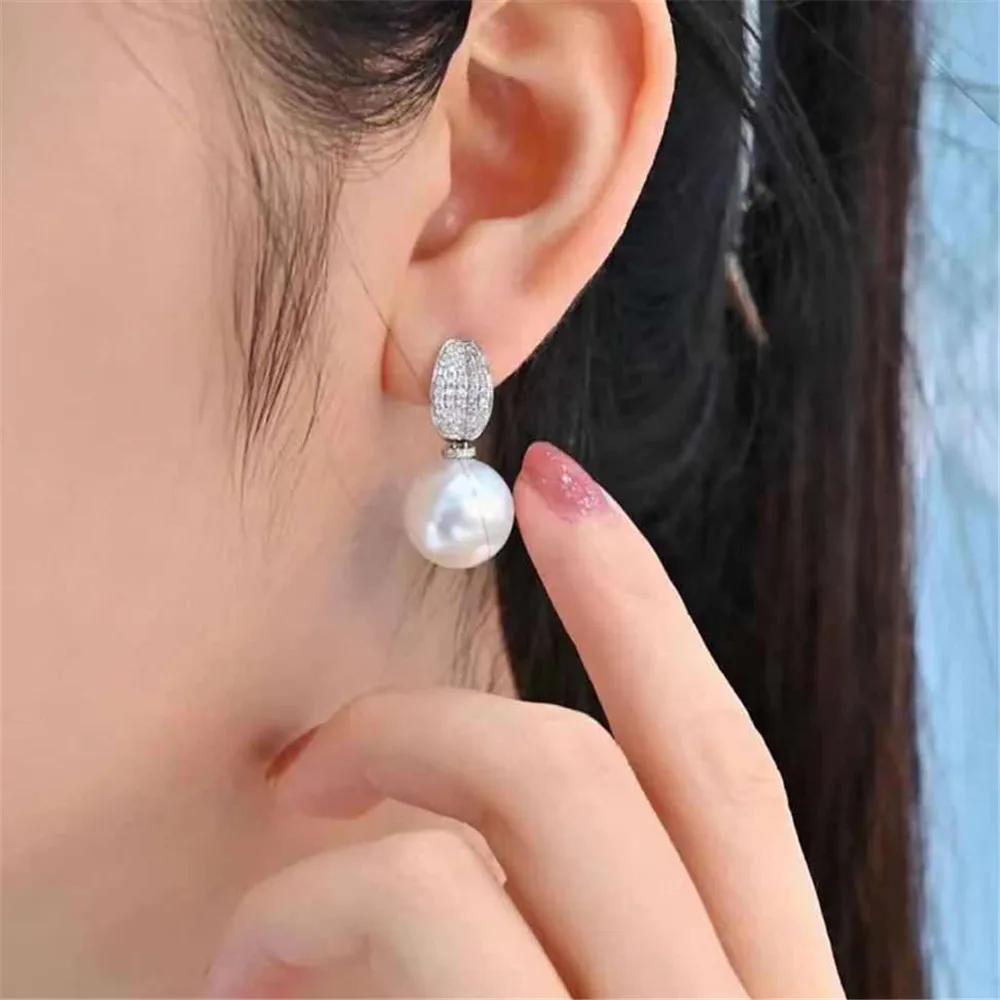 

Серьги-гвоздики из серебра 925 пробы, с жемчугом