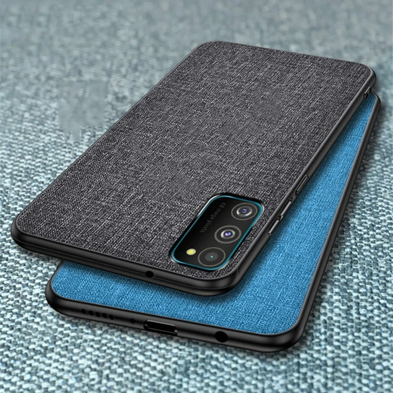 Vivo V19 (Global) Case Ultra Thin Soft Fabric Canvas Hybrid Protective Phone Cover | Mobile Cases & Covers