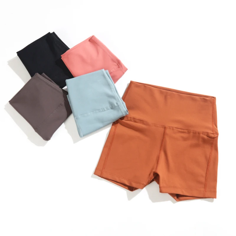 

Fitness Jogger Women High waist and hip lift comfy Workout Sport Shorts Athletic Gym Shorts seamless high waist slim yoga shorts