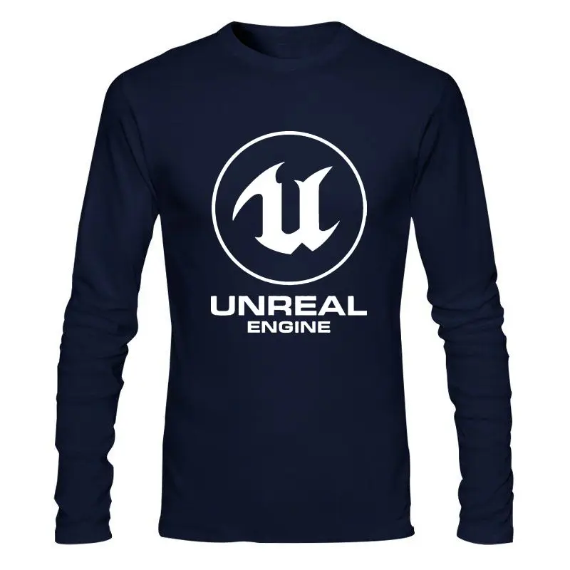 

Мужская одежда, новые модные футболки с графическим принтом Unreal Engine, Классическая мужская футболка