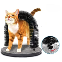 cat arch self groomer and massaging brush cat scratching pads updated fixing by screws cat scratcher toys grooming kitten toy