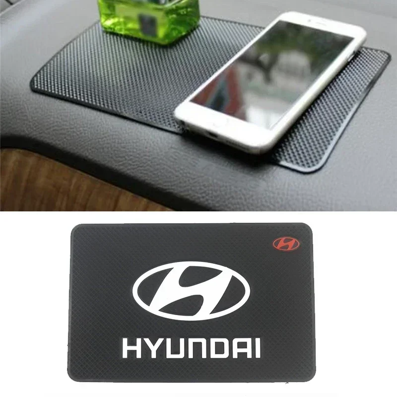 

Автомобильный противоскользящий коврик для мобильного телефона Hyundai I30 Azera IX35 Tiburon Elantra Accent I20 Sonata Santa Genesis Tucson, аксессуары