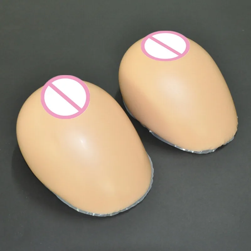 

Silicone Artificial Fake False Breast 1 Pair 2800g 46E/48D/50D Cup Boob 8XL Size Crossdress Silicone Forms Lingerie Sticky Bra