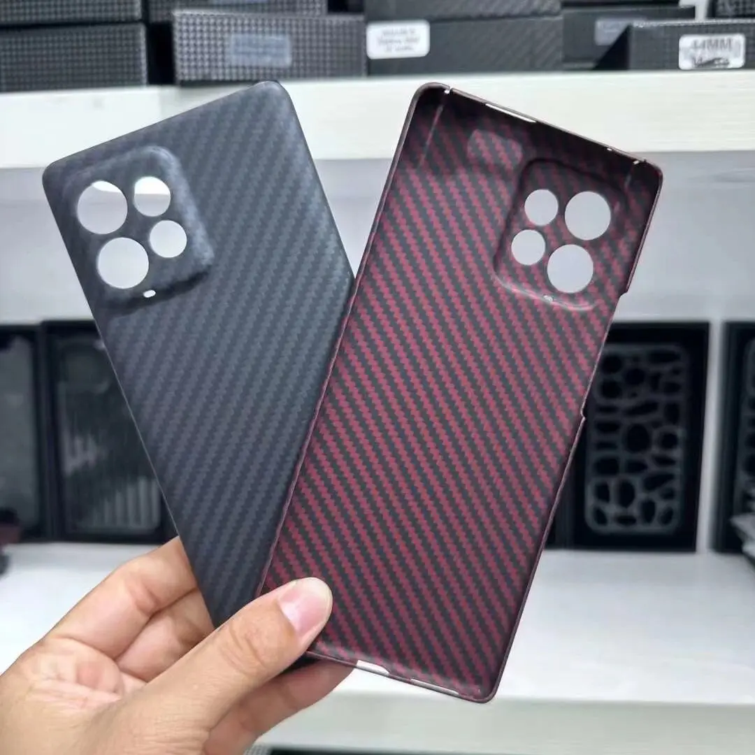 Real Carbon Fiber Case For Motorola x40 Aramid Fiber Case Business Shockproof Cover For Moto x40 Cover Phone Accessories