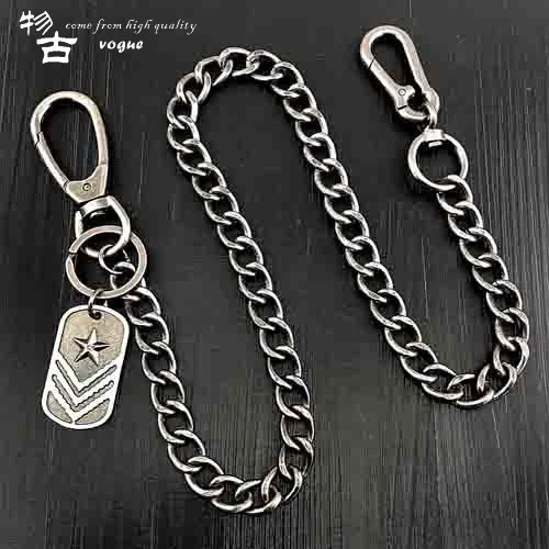 

Повседневная цепочка для брюк армейского бренда хип-хоп панк для джинсов с цепочкой на талию кошелек с защитой от кражи