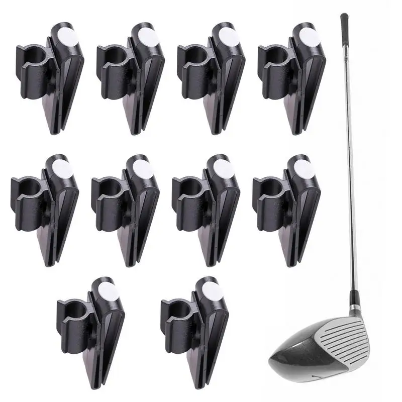 

Golf Club Holder 10pcs Clip Hanging Putter Shaft Organizer Golf Putting Organizer With Ball Position Mark Gift For Golfers