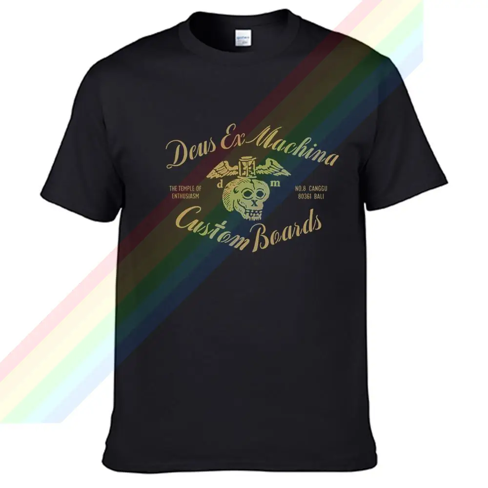 

Deus-Ex-Machina The Temple Of Enthusiasm T Shirt For Men Limitied Edition Unisex Brand T-shirt Cotton Amazing Short Sleeve Tops
