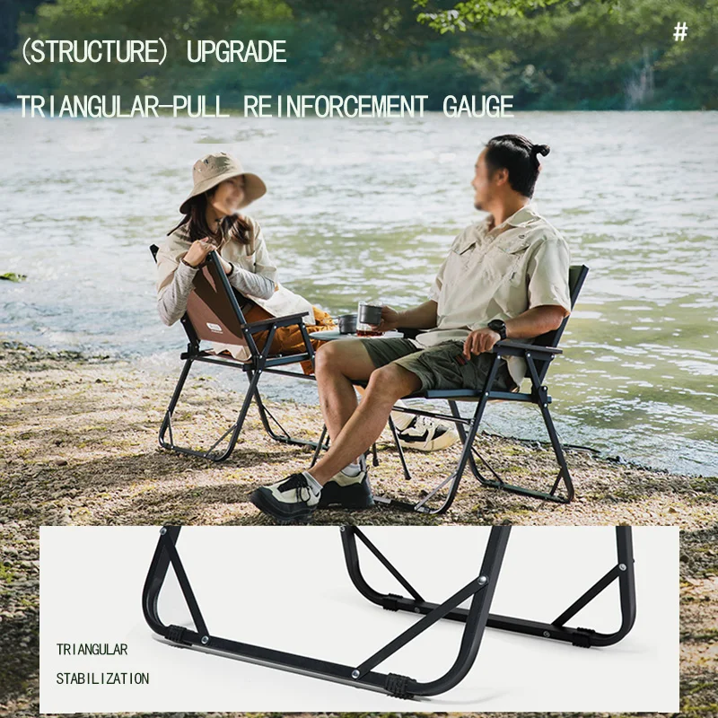 Уличный складной стул BSWOLF Кемпинговый портативная скамейка для пикника рыбалки