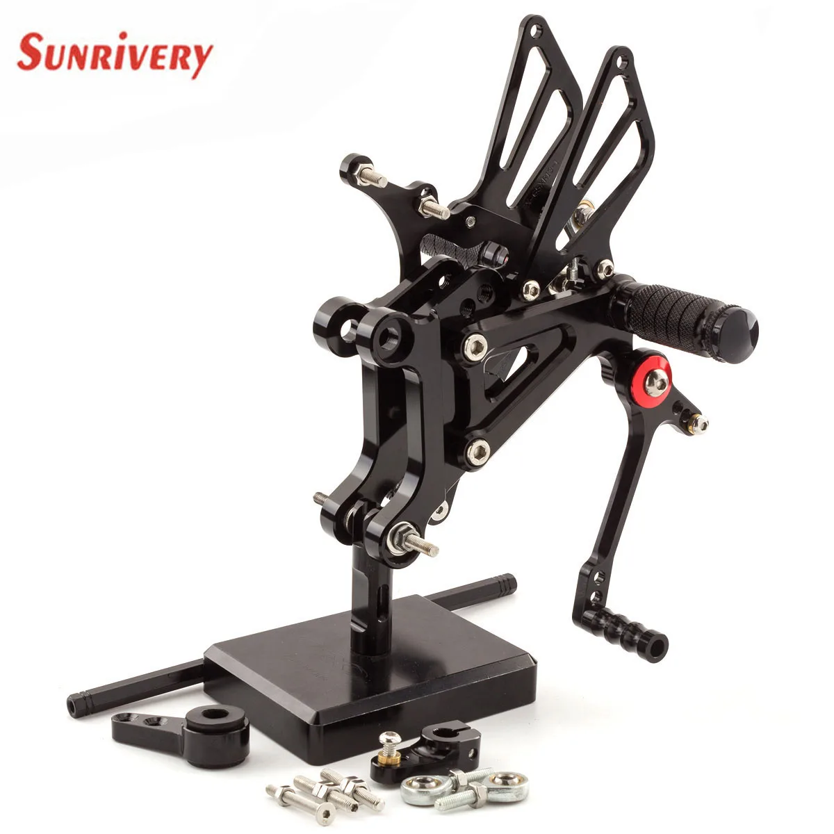 

Комплект задних подножек для мотоцикла, подножки, фотоэлектрическая педаль для Aprilia RS125 2T 1995-2010 2009 2008 2007 2006