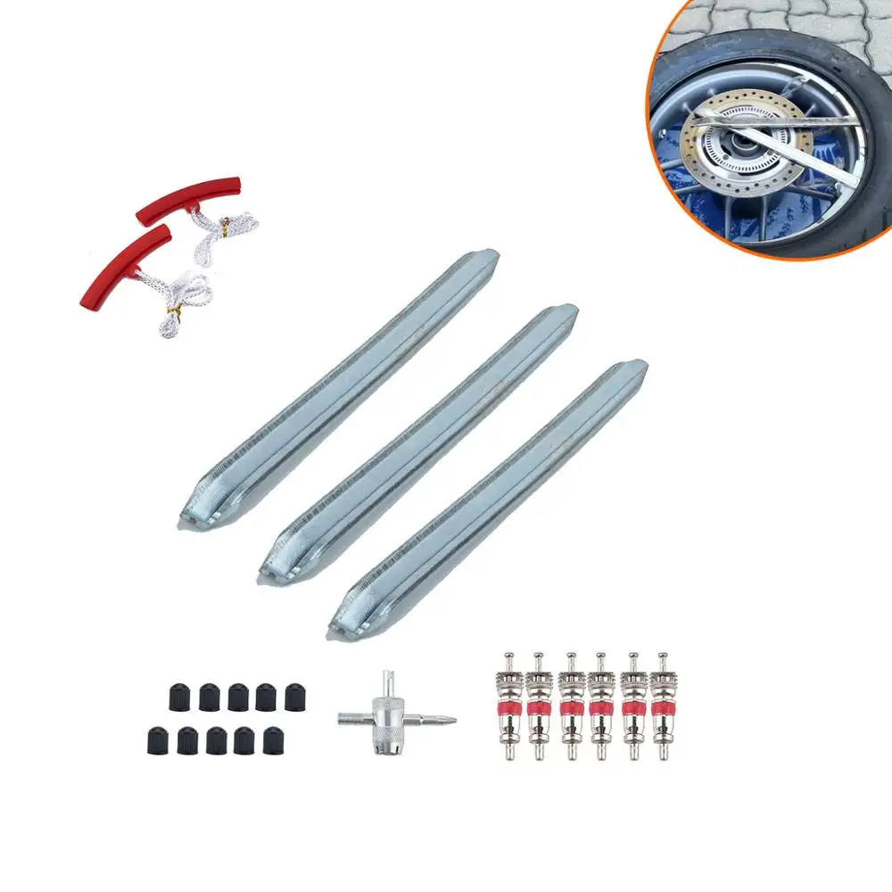 

300mm Motorcycle Bicycle Auto Car Tyre Tire Lever Spanner Fixed Wrench Lever Repair Tool Set Pry Bar Lever Tires Changer Machine